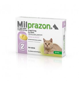 Milprazon Kleine Kat / Kitten - 4 mg / 10 mg 2 tab