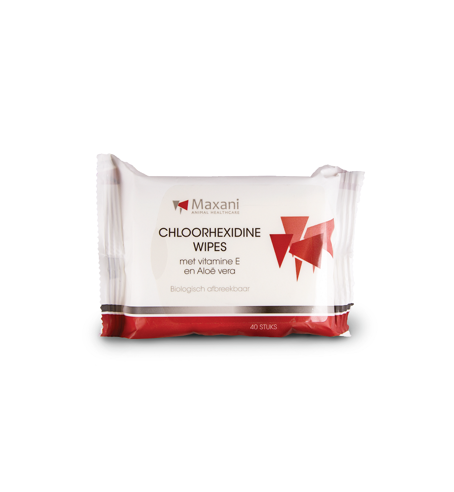 Maxani Chloorhexidine Doekjes met Vitamine E - 40 Doekjes