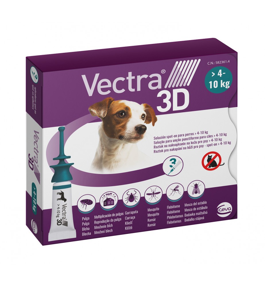 Vectra 3D S 4 t/m 10 kg - 3 pipetten