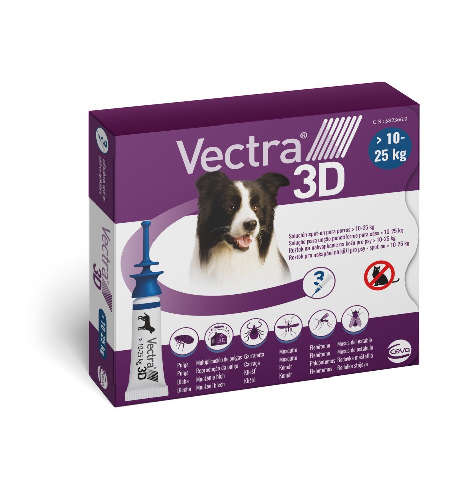 Vectra 3D M 10 t/m 25 kg - 3 pipetten