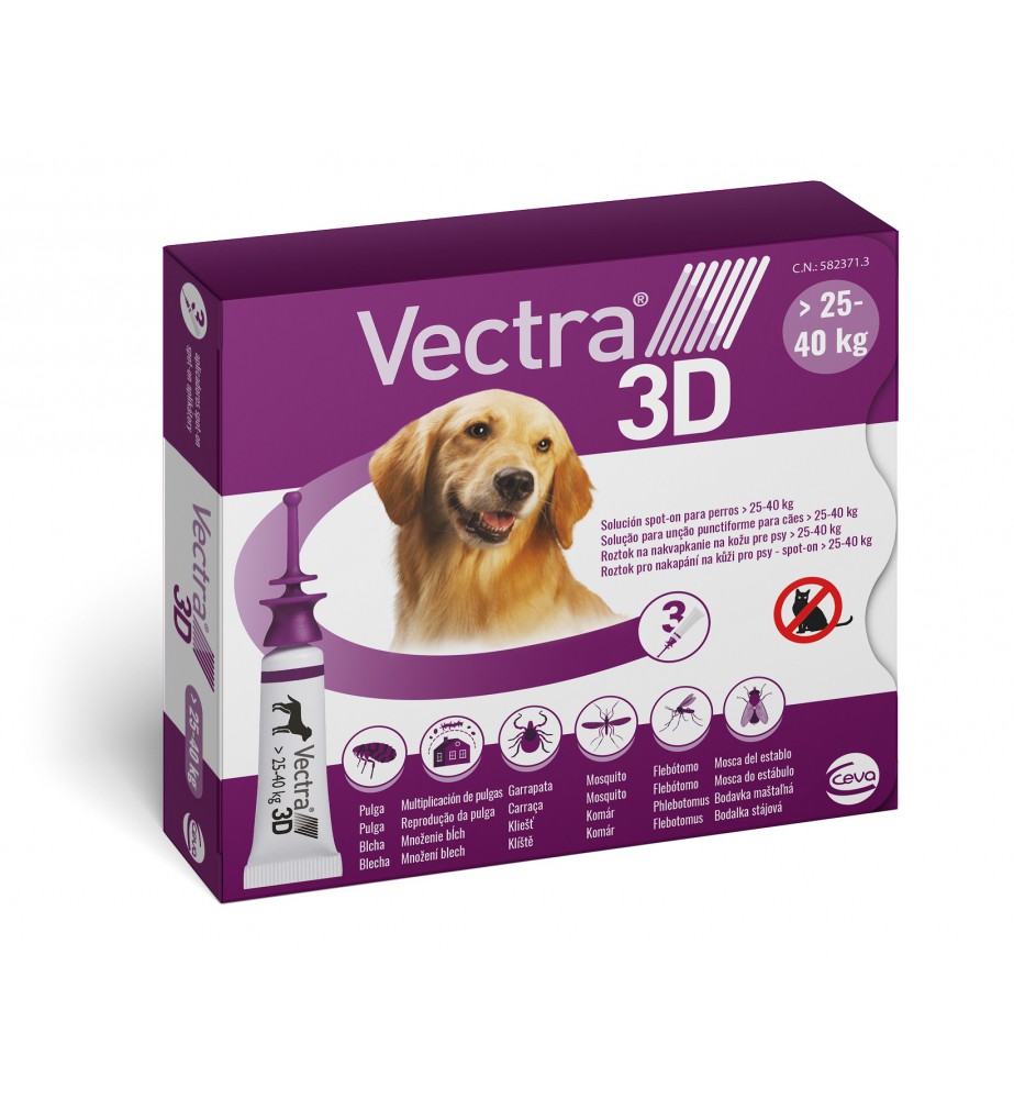 Vectra 3D L 25 t/m 40 kg - 3 pipetten