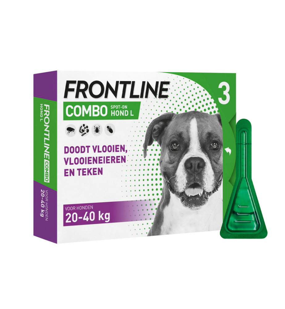 Frontline Combo L 20 t/m 40 kg 3 pip