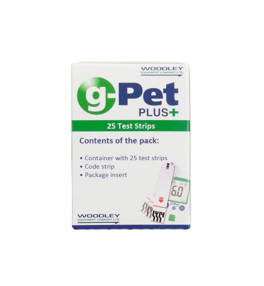 G-Pet Plus Glucoseteststrips - 25 strips