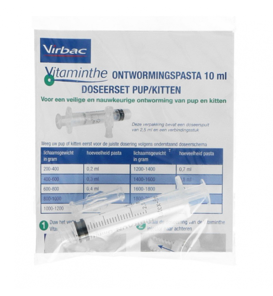 Vitaminthe Doseerpipet (voor 10 ml verpakking)