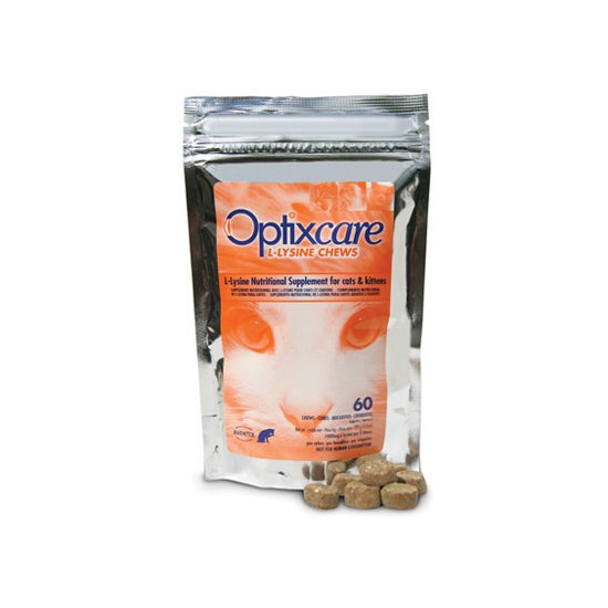 Optixcare L-Lysine 60 Chews