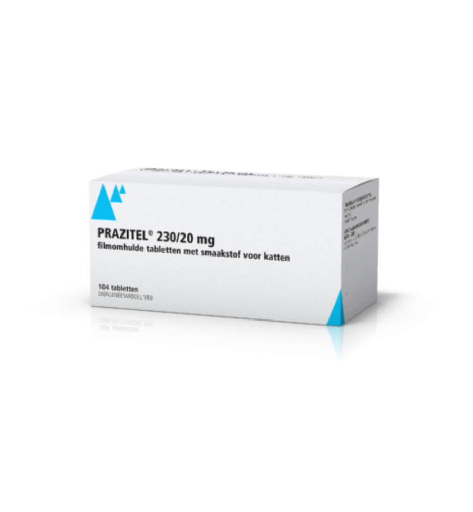 Prazitel 230/20 mg Kat 104 tabletten