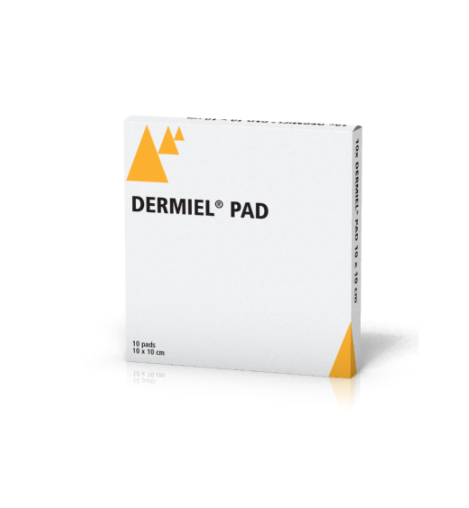 Dermiel Wondpads - 10 stuks 10 x 10 cm