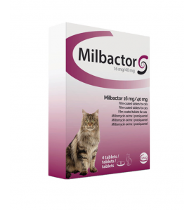 Milbactor Grote Kat (+2 kg) - 4 tab