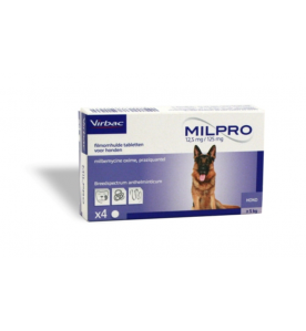 Milpro Grote Hond (+5 kg) - 4 tab