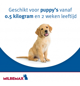 Milbemax Kleine Hond / Puppy Kauwtabletten