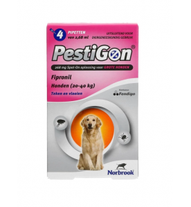 Pestigon 268 mg (20 t/m 40 kg) - 4 pipetten