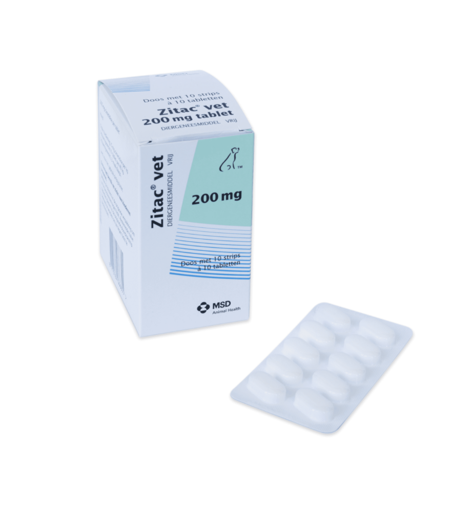 Zitac Vet 200 mg - 100 tabletten