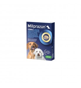 Milprazon Chewable Tablet - Kleine Hond / Puppy - 2.5 mg / 25 mg - 2 tabletten