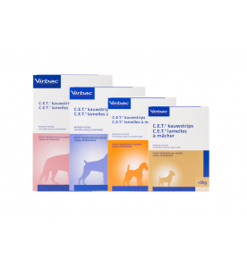 C.E.T. Kauwstrips hond (- 5 kg) - 200 gram