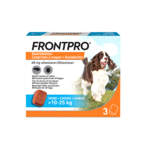 Frontpro 68 mg (10 t/m 25 kg) - 3 tabletten