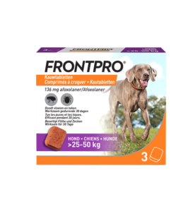 Frontpro 136 mg (25 t/m 50 kg) - 3 tabletten