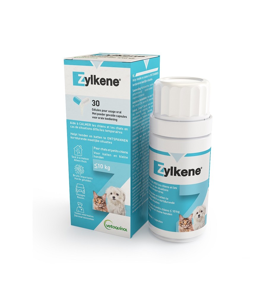 Zylkène 75 mg capsules (- 10 kg) - 30 capsules