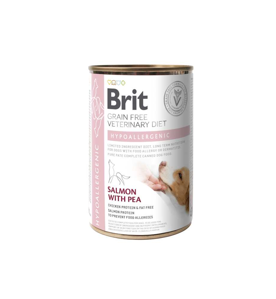 Brit Grain Free Hypoallergenic Blik - 6 x 400 gram