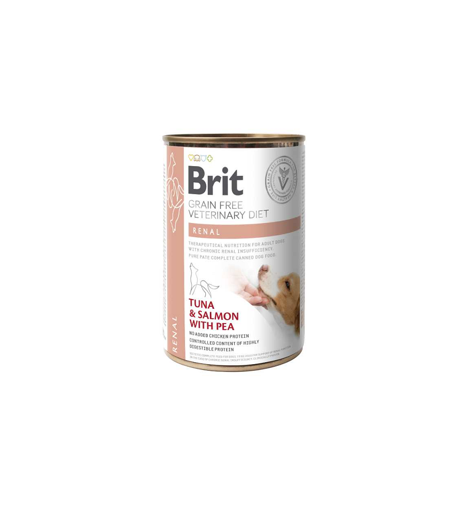 Brit Grain Free Veterinary Diet Renal Blik - 6 x 400 gram