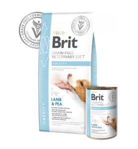 Brit Grain Free Veterinary Diet Obesity Blik - 6 x 400 gram