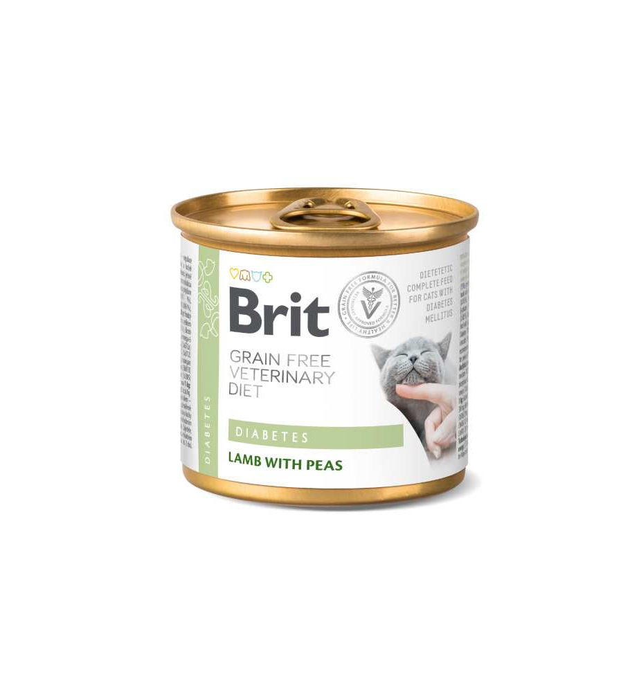 Brit Grain Free Veterinary Diet Diabetes Blik - 6 x 200 gram