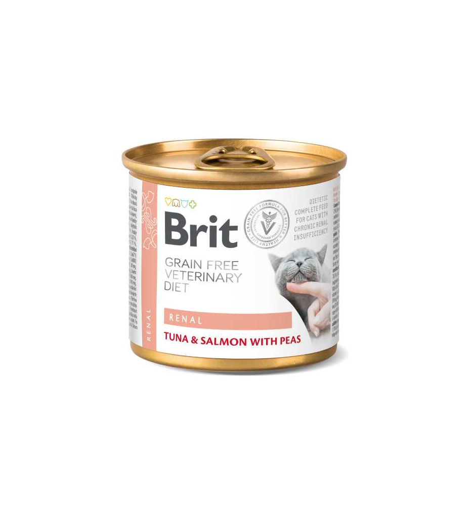 Brit Grain Free Veterinary Diet Renal Blik - 6 x 200 gram