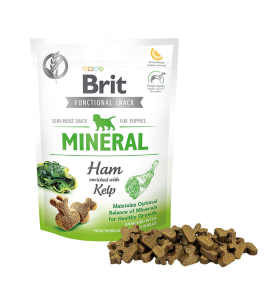 Brit Functional Snack Puppy Mineral Ham & Kelp - 150 gram