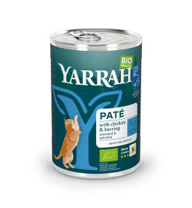 Yarrah Biologisch Kattenvoer Paté met Vis - 12 x 400 gram