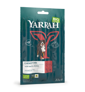 Yarrah Biologische Kauwstaafjes voor Honden - 25 x 33 gram