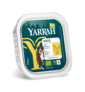 Yarrah Biologisch Hondenvoer Paté met Kip - 12 x 150 gram