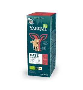 Yarrah Biologisch Hondenvoer Multipack Paté (Rund) - 6 x 150 gram