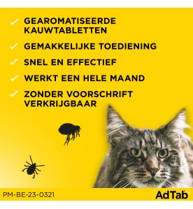 AdTab Kat (2.0 t/m 8.0 kg) - 3 tabletten