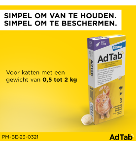 AdTab Kat (0.5 t/m 2.0 kg) - 3 tabletten