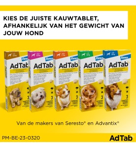 AdTab Hond (1.3 t/m 2.5 kg) - 3 tabletten