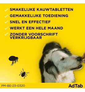 AdTab Hond (1.3 t/m 2.5 kg) - 3 tabletten