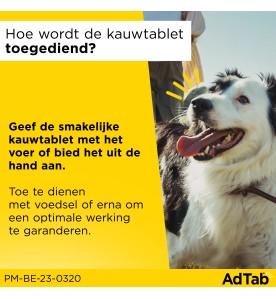 AdTab Hond (1.3 t/m 2.5 kg) - 3 tabletten