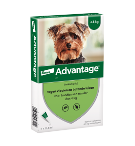 Advantage 40 - Hond Kleiner dan 4 kg - 4 pipetten