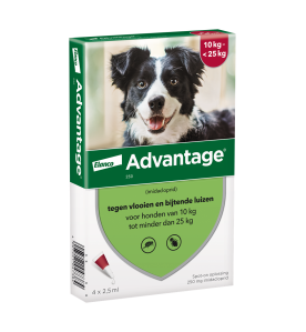 Advantage 250 - Hond 10 t/m 25 kg - 4 pipetten