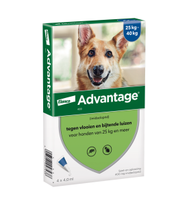 Advantage 400 - Hond 25 t/m 40 kg - 4 pipetten