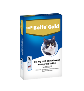 Bolfo Gold Kat 80 - Groter dan 4 kg - 2 pip